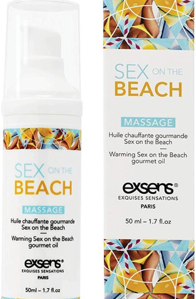 Huile de massage chauffante comestible Sex On The Beach Contenance : 50 ML