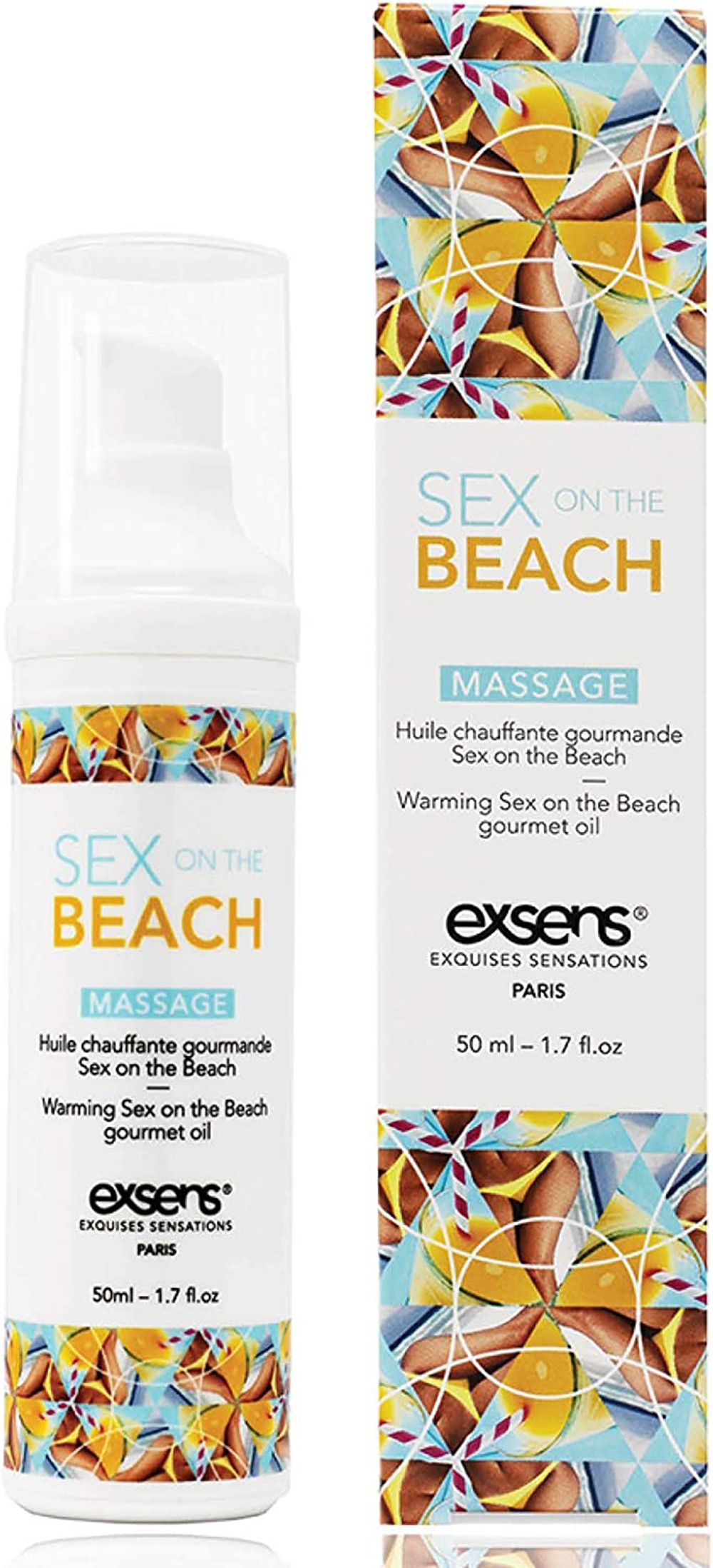 Huile de massage chauffante comestible Sex On The Beach Contenance : 50 ML 1 Huile de massage chauffante comestible Sex On The Beach Contenance : 50 ML