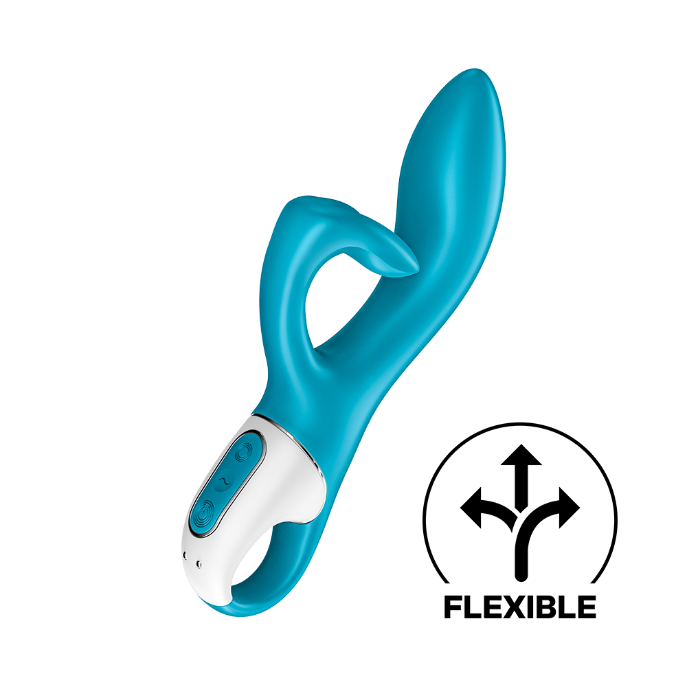 Vibromasseur rabbit bleu USB Embrace Me Satisfyer Couleur : Bleu 1 Vibromasseur rabbit bleu USB Embrace Me Satisfyer Couleur : Bleu