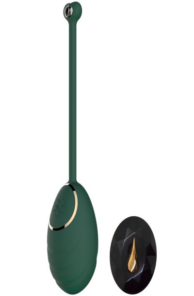 Accueil 14 Œuf vibrant Vert Emeraude avec télécommande USB Couleur : Vert