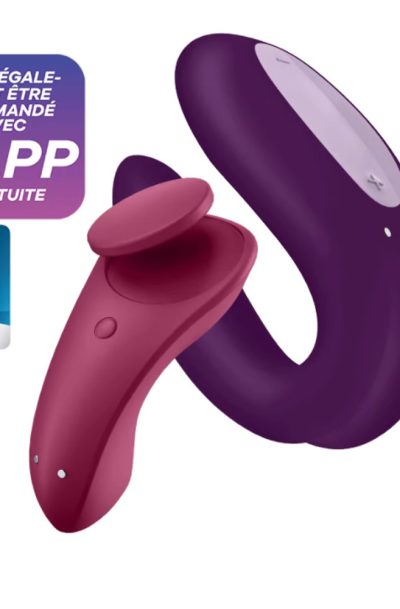 Coffret 2 sextoys connectés Partner Box 1 Satisfyer Couleur : Multicouleur