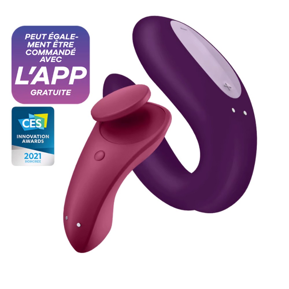 Coffret 2 sextoys connectés Partner Box 1 Satisfyer Couleur : Multicouleur 1 Coffret 2 sextoys connectés Partner Box 1 Satisfyer Couleur : Multicouleur