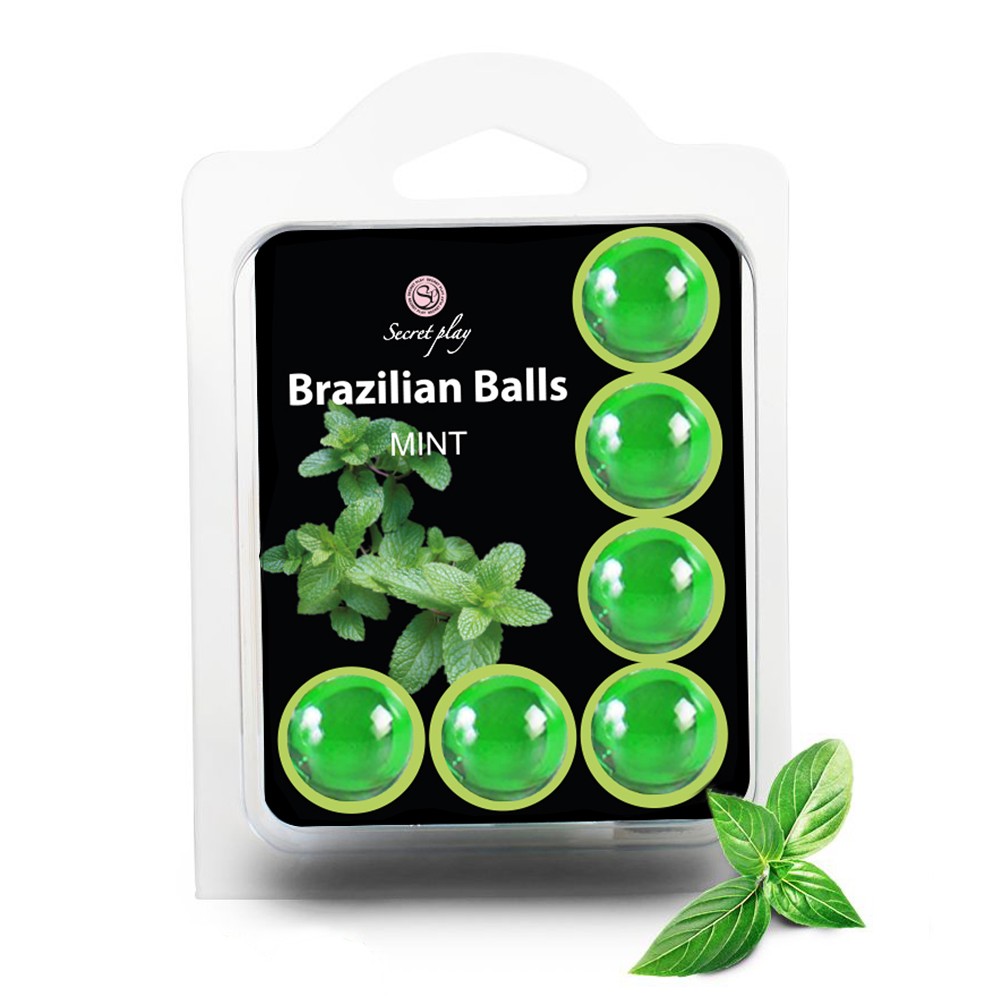 6 boules de massage brésiliennes à la menthe Contenance : x 6 1 6 boules de massage brésiliennes à la menthe Contenance : x 6