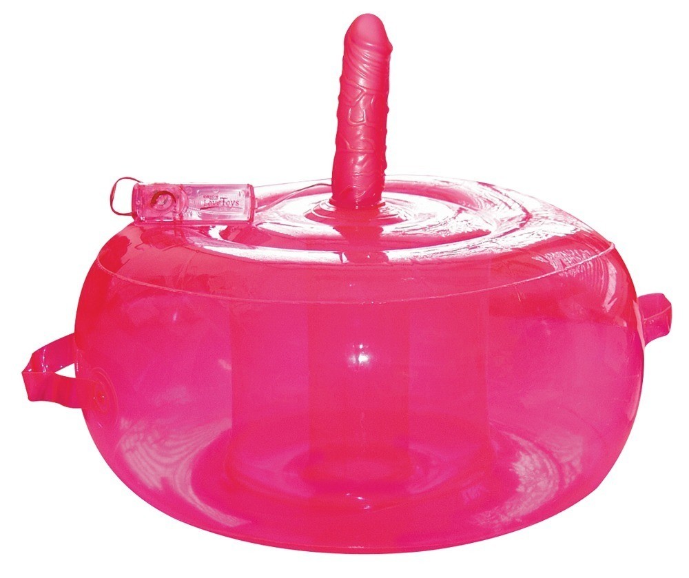 Coussin gonflable avec vibromasseur intégré Couleur : Rose 1 Coussin gonflable avec vibromasseur intégré Couleur : Rose