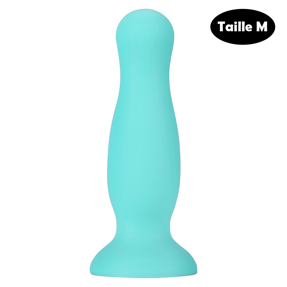 Plug anal ventouse vert pastel taille M Couleur : Vert 1 Plug anal ventouse vert pastel taille M Couleur : Vert