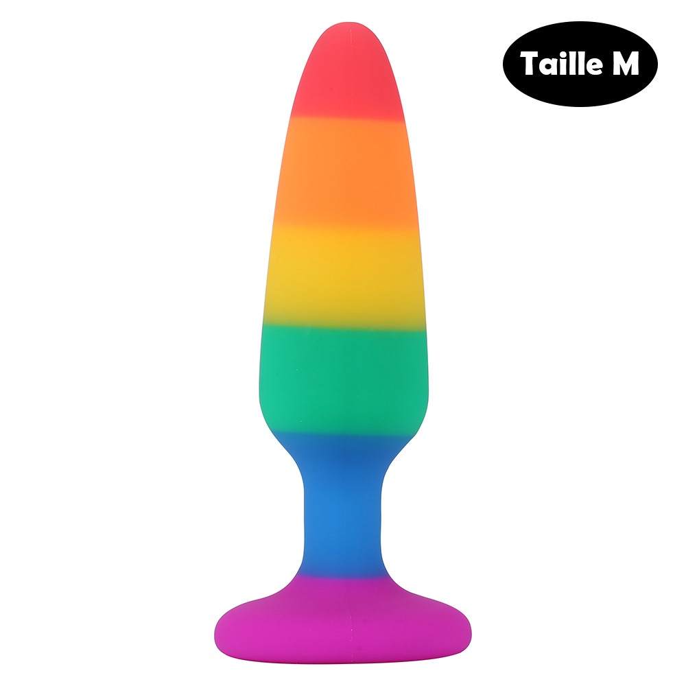 Plug anal multicouleur taille M Couleur : Multicouleur 1 Plug anal multicouleur taille M Couleur : Multicouleur