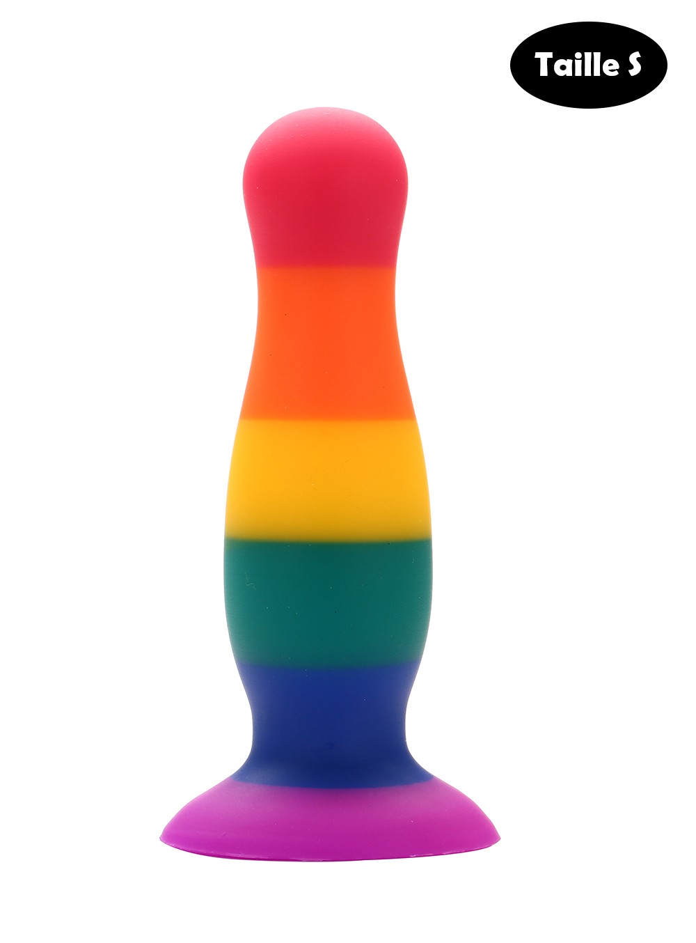 Plug anal ventouse multicouleur taille S Couleur : Multicouleur 1 Plug anal ventouse multicouleur taille S Couleur : Multicouleur