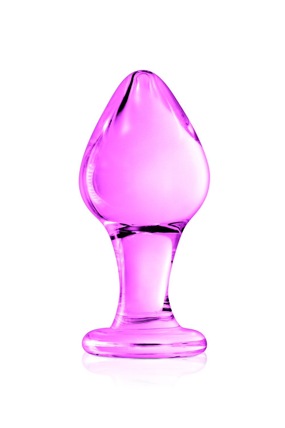 Plug anal boule en verre rose n°31 Glossy Couleur : Rose 1 Plug anal boule en verre rose n°31 Glossy Couleur : Rose