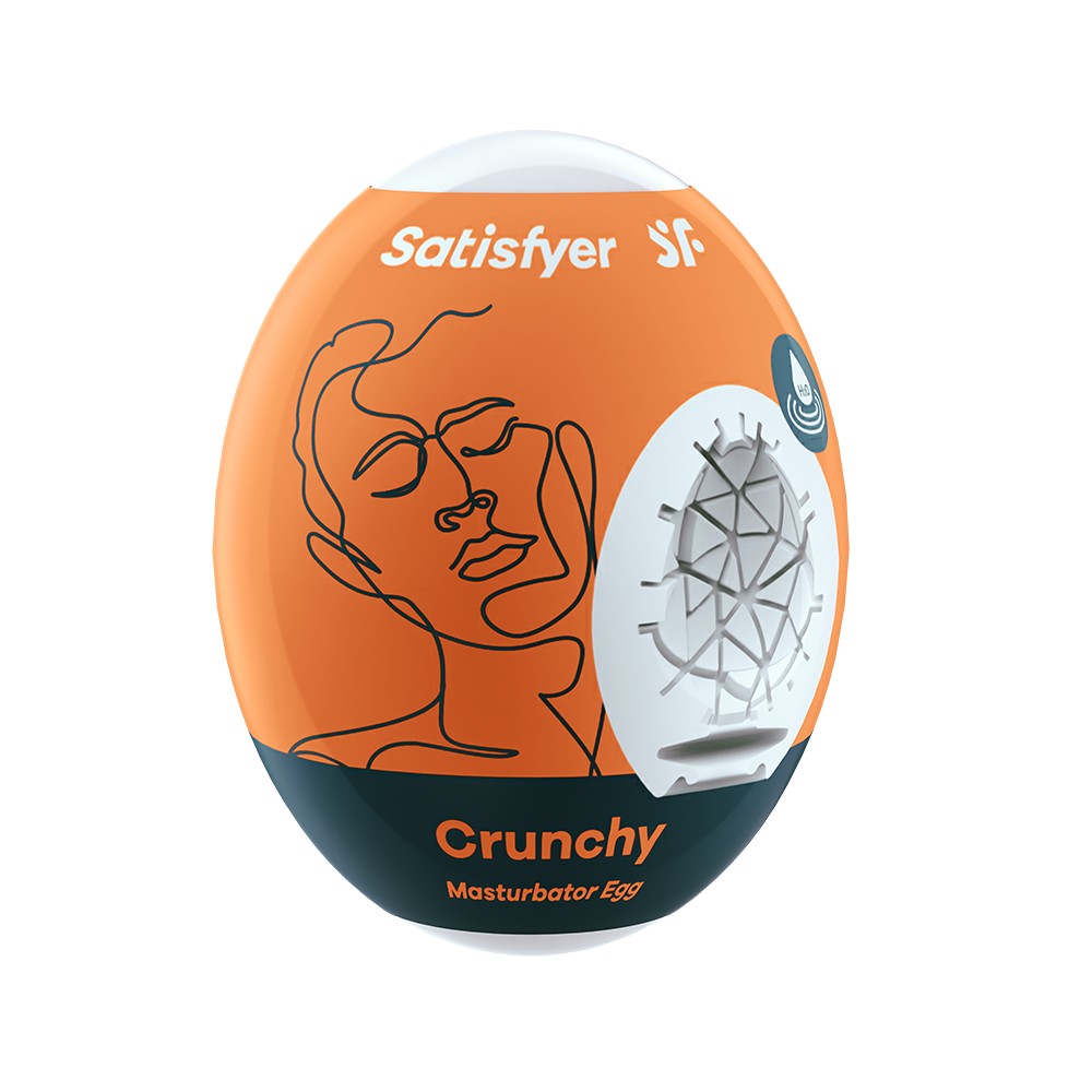 Oeuf masturbateur flexible Crunchy Satisfyer Taille : TU 1 Oeuf masturbateur flexible Crunchy Satisfyer Taille : TU