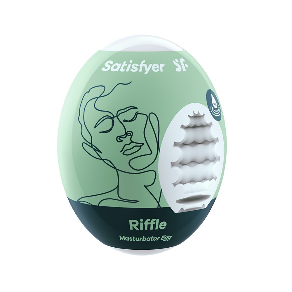 Oeuf masturbateur flexible Riffle Satisfyer Taille : TU 1 Oeuf masturbateur flexible Riffle Satisfyer Taille : TU