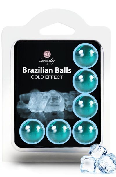 6 Boules de massage Brésiliennes effet fraîcheur Parfum : Neutre