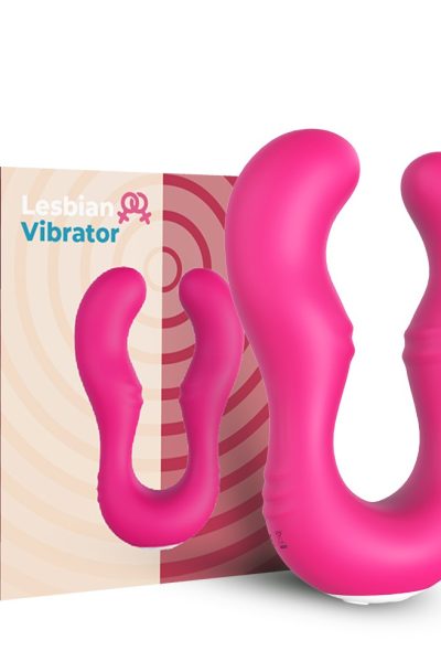 Accueil 13 Vibromasseur Rose en forme de U double tête stimulateur point G Couleur : Rose