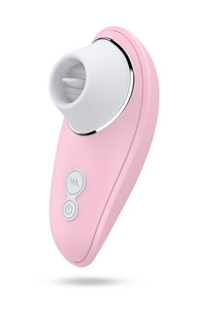 Vibromasseur rose à langue vibrante pour cunnilingus Couleur : Rose, Contenance : Par 1