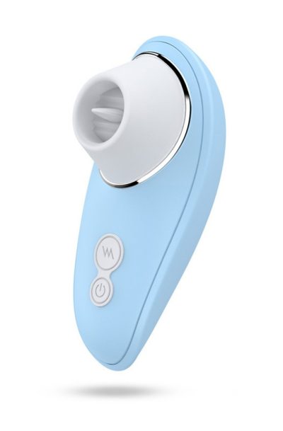 Vibromasseur bleu à langue vibrante pour cunnilingus Couleur : Bleu, Contenance : Par 1