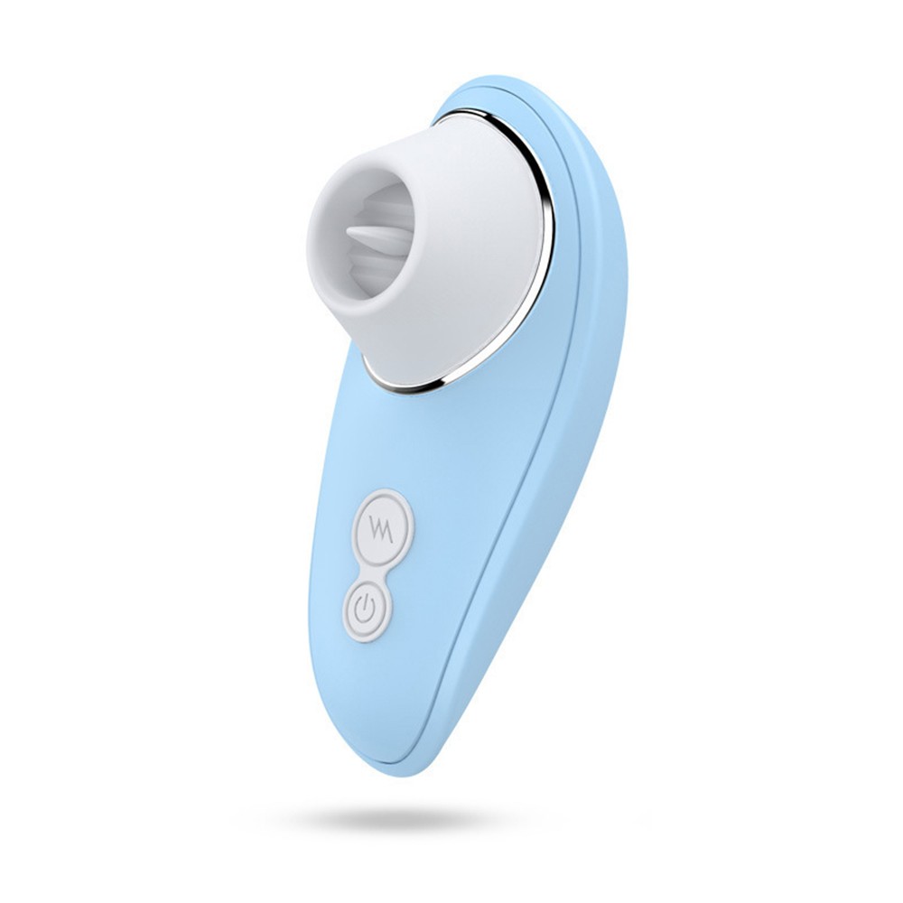 Vibromasseur bleu à langue vibrante pour cunnilingus Couleur : Bleu, Contenance : Par 1 1 Vibromasseur bleu à langue vibrante pour cunnilingus Couleur : Bleu, Contenance : Par 1