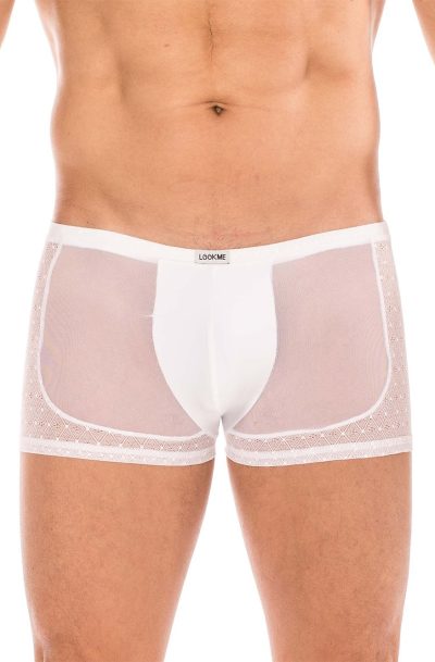 Accueil 19 Boxer blanc Midnight Taille : M, Couleur : Blanc