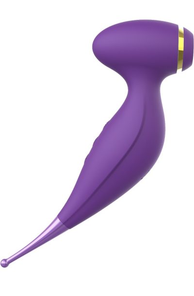 Oiseau du Paradis - Vibromasseur 2 en 1 avec vibration clitoridienne par membrane et embout stimulateur violet Couleur : Violet, Contenance : Par 1