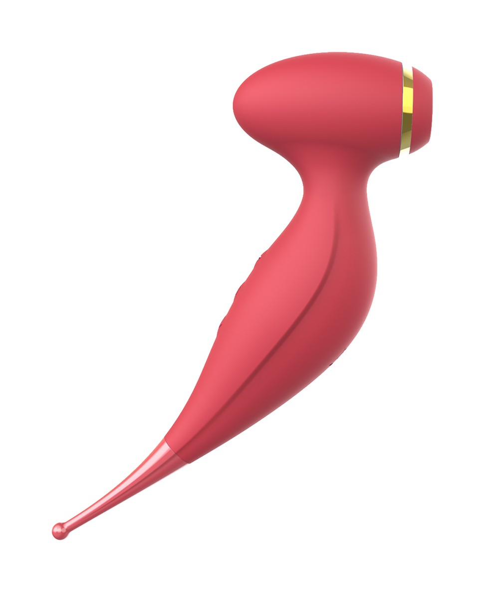 Oiseau du Paradis - Vibromasseur 2 en 1 avec vibration clitoridienne par membrane et embout stimulateur rouge Couleur : Rouge, Contenance : Par 1 1 Oiseau du Paradis - Vibromasseur 2 en 1 avec vibration clitoridienne par membrane et embout stimulateur rouge Couleur : Rouge, Contenance : Par 1