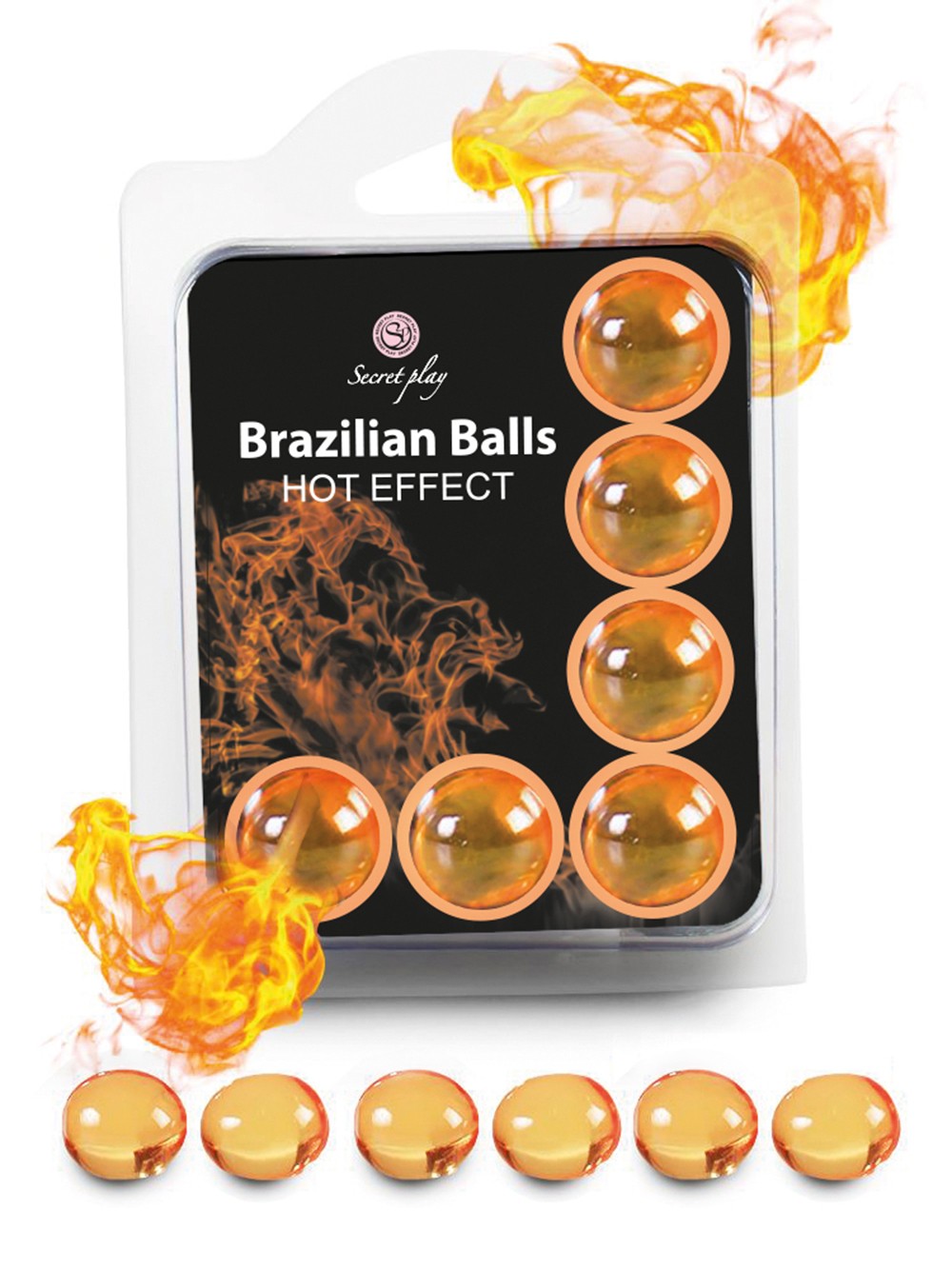 Boules de massage Brésiliennes effet chaleur x6 Contenance : Par 6, Parfum : Neutre 1 Boules de massage Brésiliennes effet chaleur x6 Contenance : Par 6, Parfum : Neutre