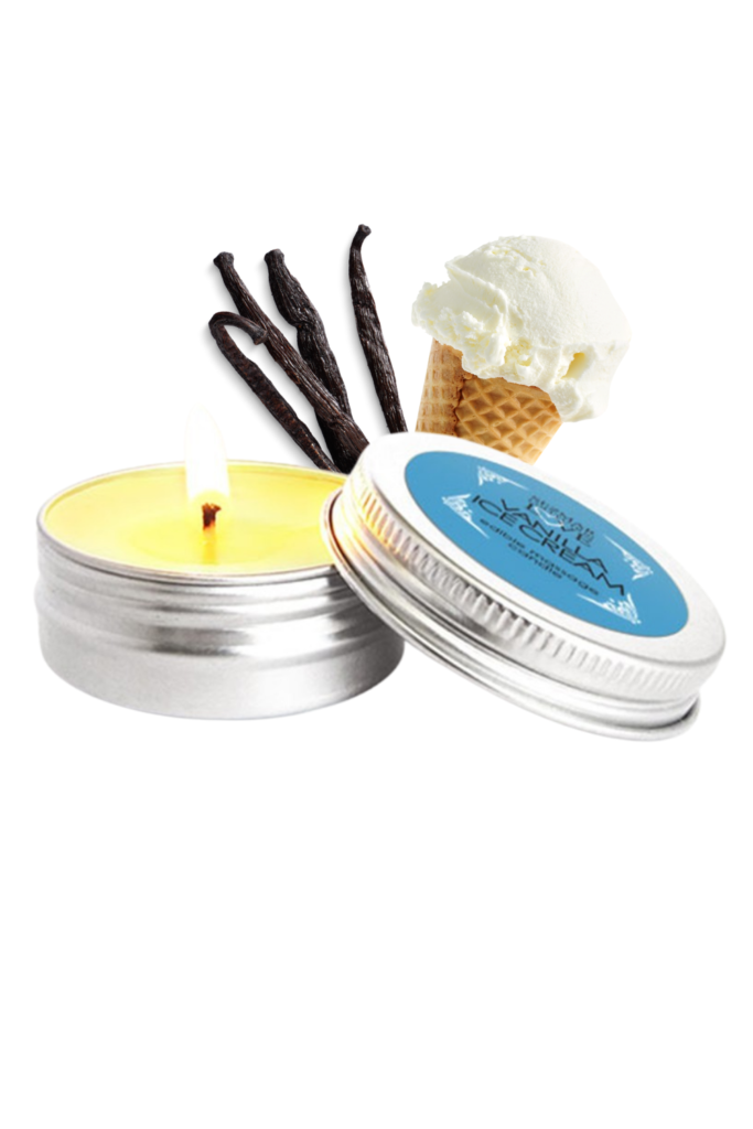 Accueil 13 Mini Bougie de massage glace vanille 30ml 100% naturelle Taille : TU, Parfum : Vanille Ice Cream