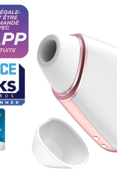 Stimulateur blanc Satisfyer Love Triangle Couleur : Blanc
