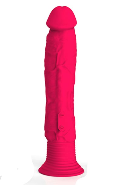 Gode ventouse vibrant rose flashy 10 vitesses Couleur : Rose Flashy