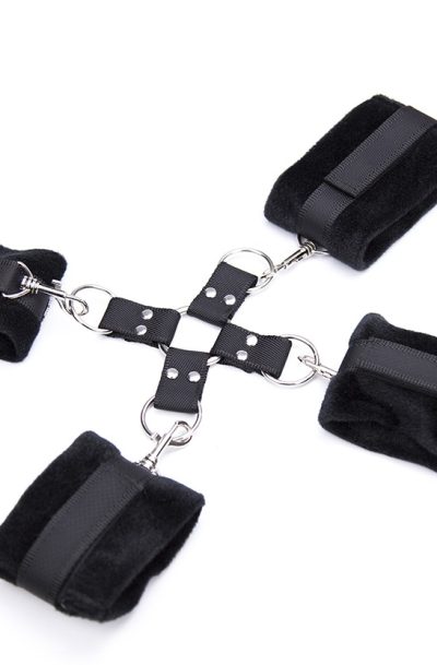 Accueil 14 Menottes attache en croix pour mains et pieds Dreamy Fetish Taille : TU