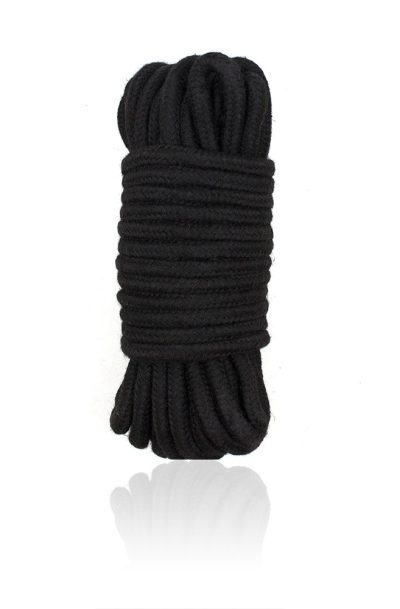 Corde bondage noir 10 mètres Couleur : Noir