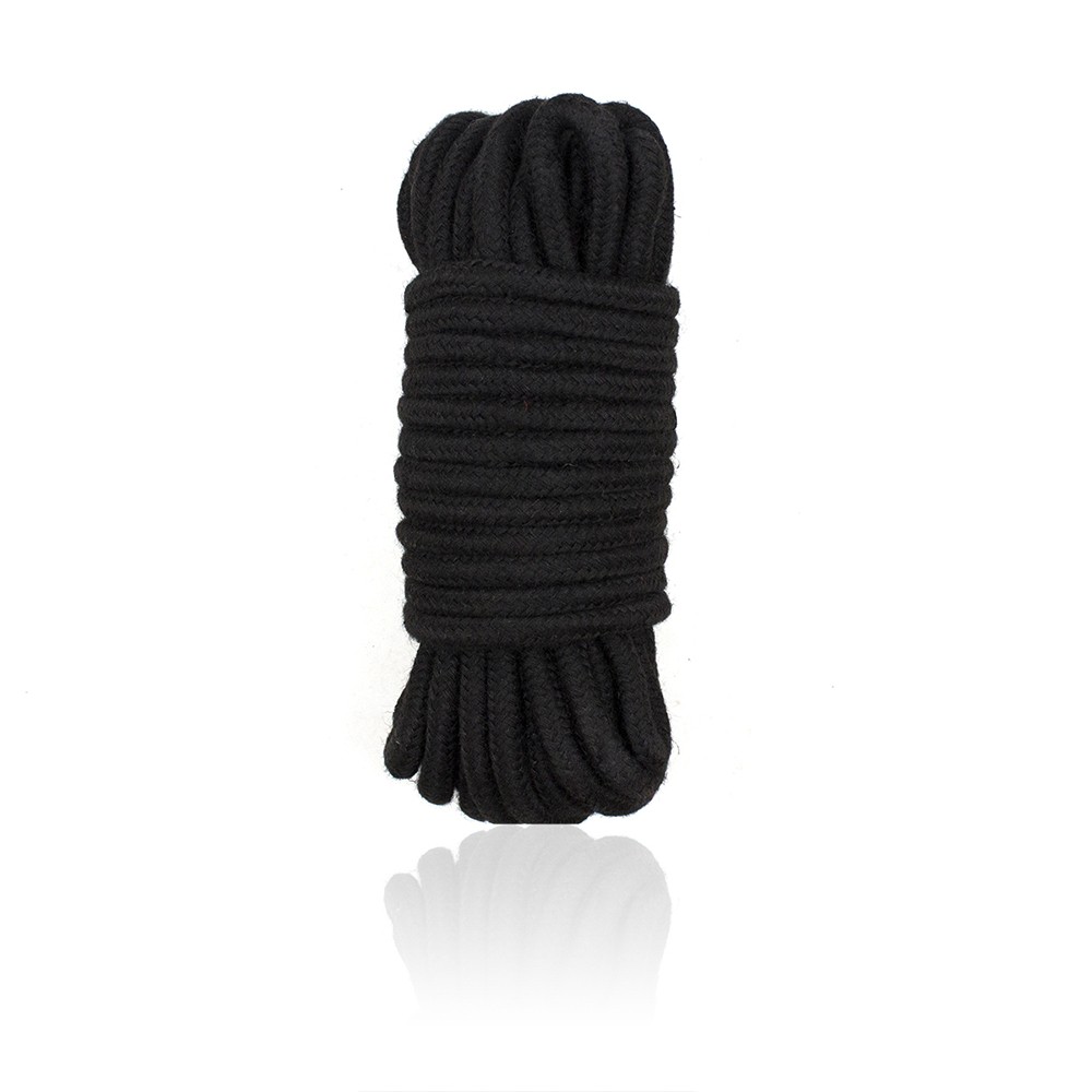 Corde bondage noir 10 mètres Couleur : Noir 1 Corde bondage noir 10 mètres Couleur : Noir