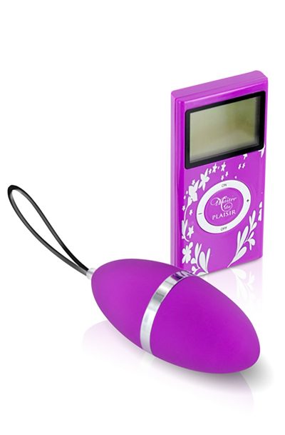 Oeuf vibrant violet 10 vitesses télécommande écran LCD Taille : TU, Couleur : Violet