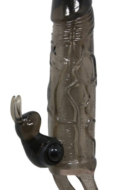 Accueil 12 Gaine de pénis noire vibrante Couleur : Noir