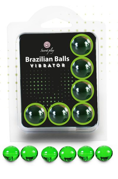 6 boules Brésiliennes effet vibrant Parfum : Neutre