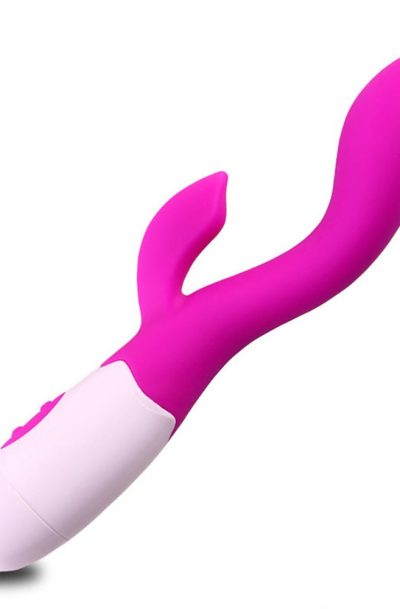 Vibromasseur Rabbit Rose 30 modes de vibrations Taille : TU, Couleur : Rose