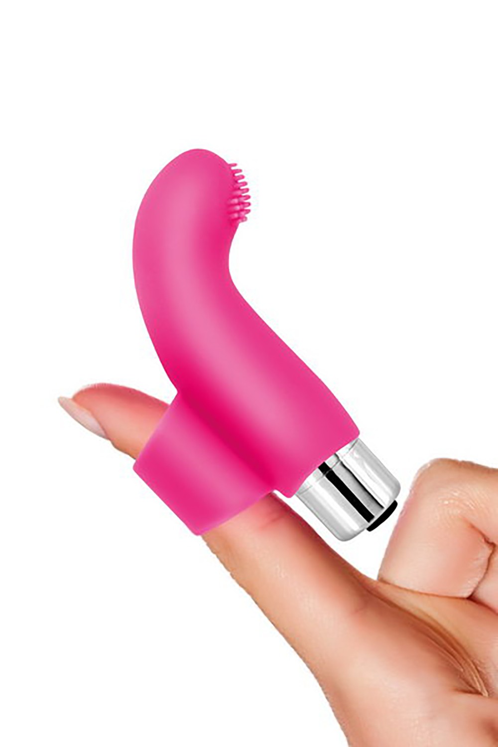Doigt chinois courbé à picots vibrants USB Taille : TU, Couleur : Rose 1 Doigt chinois courbé à picots vibrants USB Taille : TU, Couleur : Rose