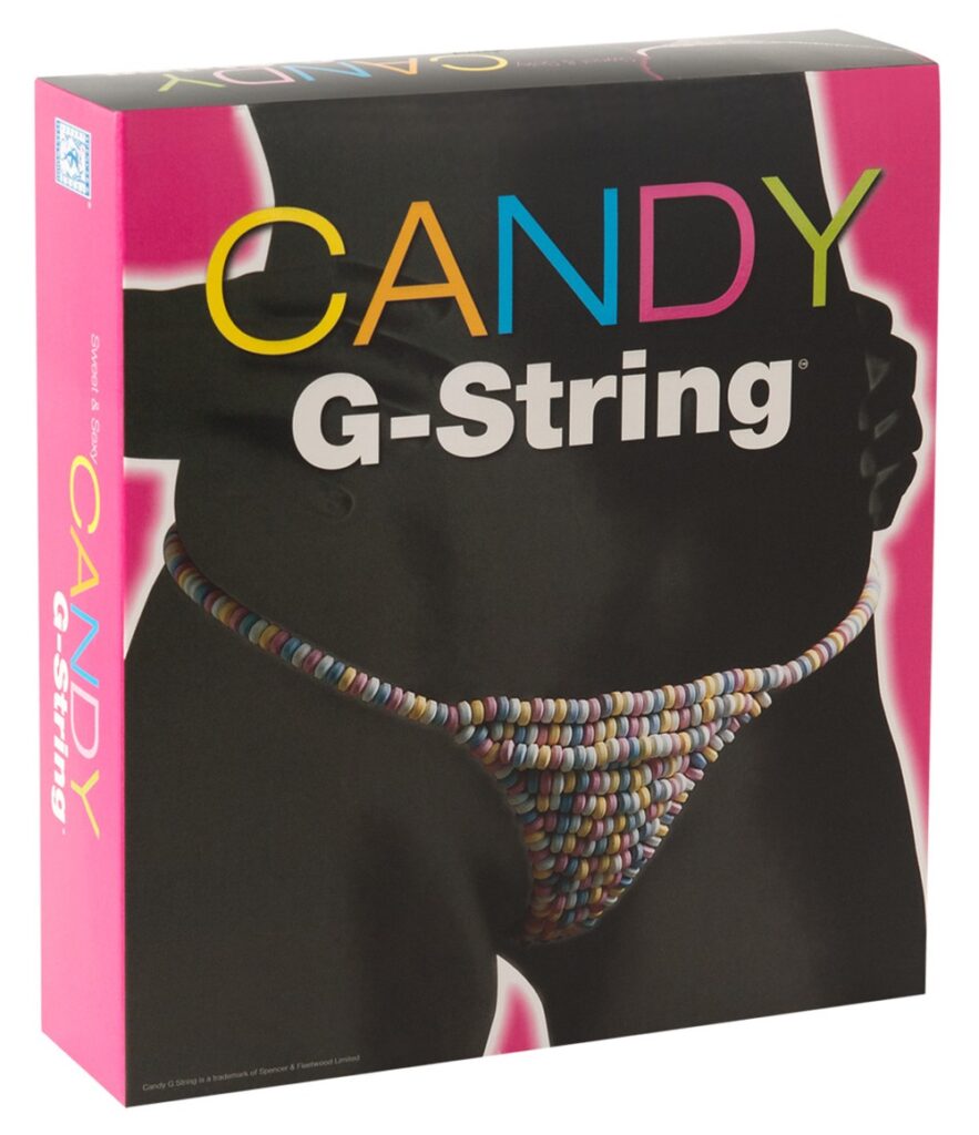 Accueil 13 String femme bonbons comestible Taille : TU, Couleur : Multicouleur