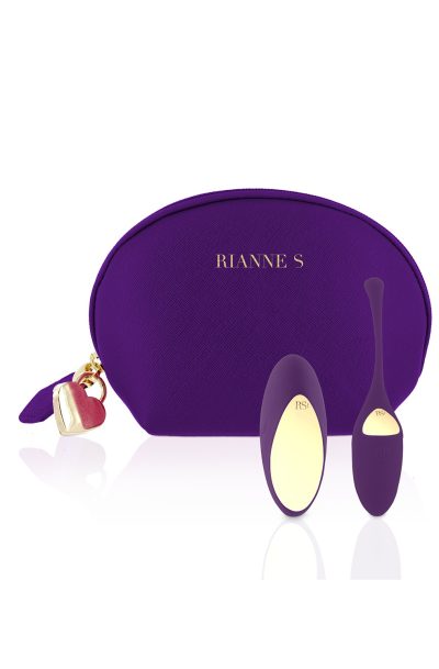 Accueil 17 Trousse cosmétique et œuf vibrant vibrante USB Taille : TU, Couleur : Violet