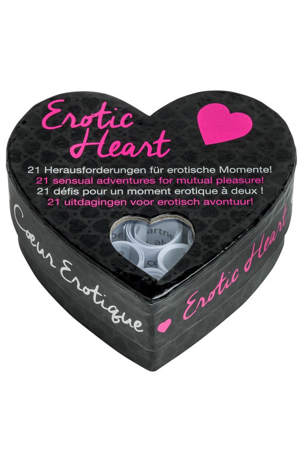 Jeu de défis Erotic Heart Taille : TU, Couleur : Noir 1 Jeu de défis Erotic Heart Taille : TU, Couleur : Noir