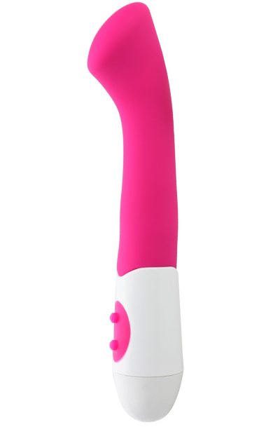 Vibromasseur rose tête plate spécial point G Taille : TU, Couleur : Rose