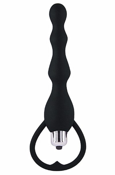 Accueil 12 Chapelet anal noir vibrant Taille : TU, Couleur : Noir