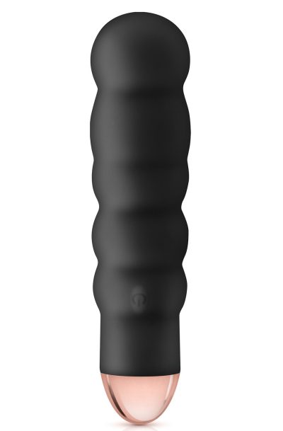 Vibromasseur noir 7 vitesses USB corps ondulé Taille : TU, Couleur : Noir