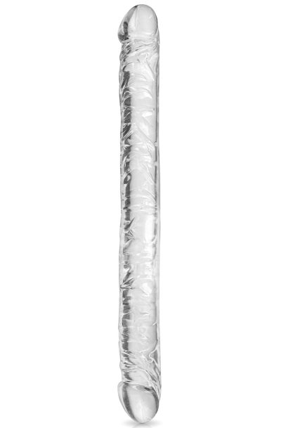 Accueil 15 Double dong jelly cristal 34cm Taille : TU, Couleur : Transparent