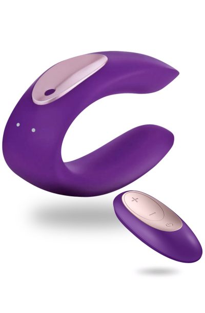 Accueil 12 Stimulateur de couple Satisfyer Partner Plus télécommande Couleur : Violet