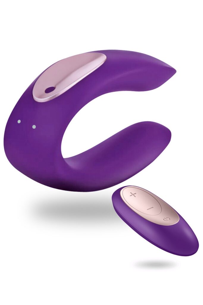 Accueil 12 Stimulateur de couple Satisfyer Partner Plus télécommande Couleur : Violet