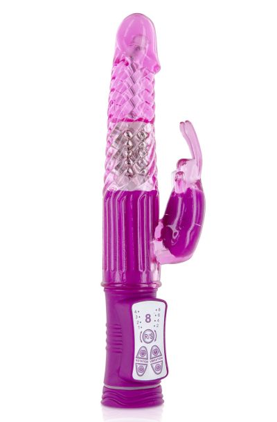 Accueil 14 Vibromasseur rabbit rose 2 moteurs et billes rotatives USB Taille : TU, Couleur : Rose