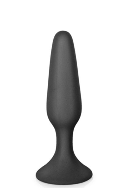 Accueil 17 Plug anal noir 11.5cm avec ventouse Taille : TU, Couleur : Noir