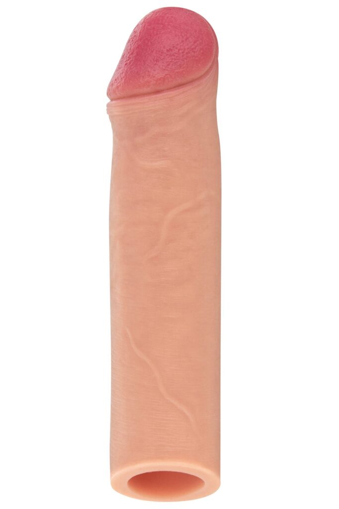 Accueil 13 Gaine d'extension de pénis réaliste avec gland Taille : TU, Couleur : Chair