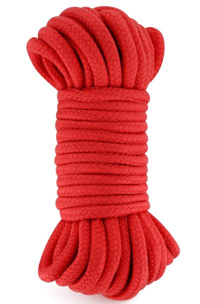 Corde de bondage shibari rouge 10M Taille : TU, Couleur : Rouge
