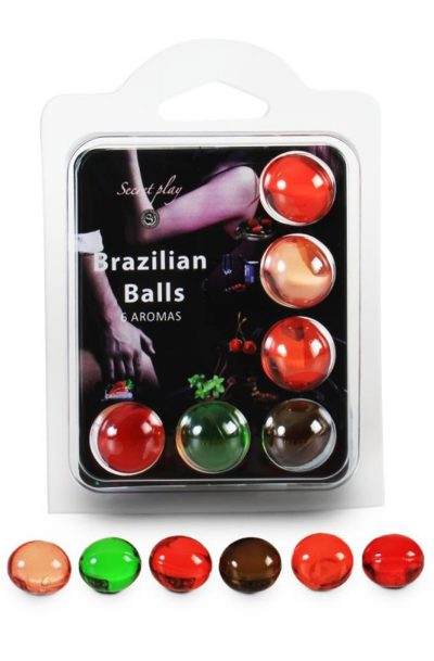 Boules de massage Brésiliennes multi-saveurs Taille : TU, Parfum : Neutre
