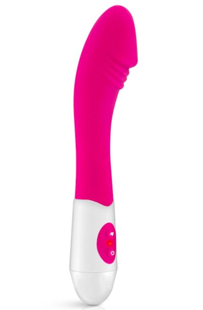 Accueil 12 Vibromasseur 10 vitesses avec gland stimulant Taille : TU, Couleur : Rose