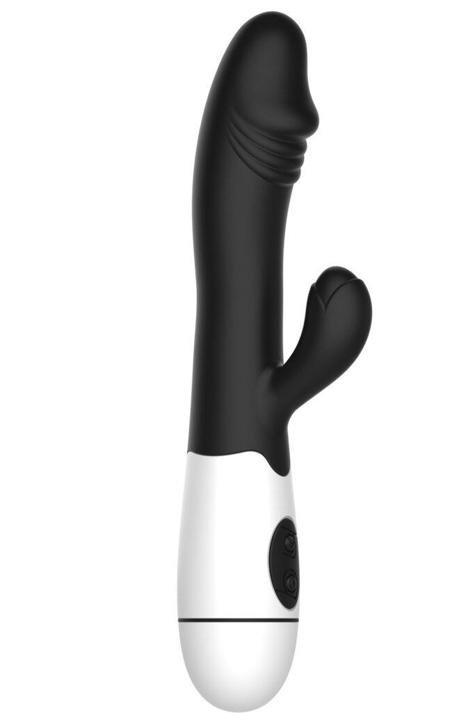Accueil 14 Vibromasseur rabbit noir avec gland 30 programmes Taille : TU, Couleur : Noir, Contenance : Par 1